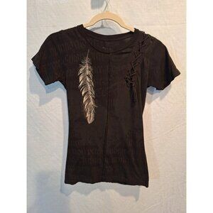 Affliction  Woman, Clubwear T-Shirt, Small